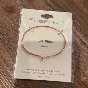 Fresh & Co. “Soul Sisters” Brass Hook Bracelet